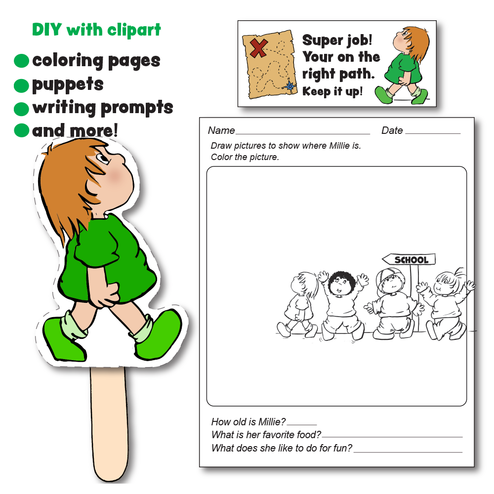 FREE Monthly Clip Art May (Karen's Kids)