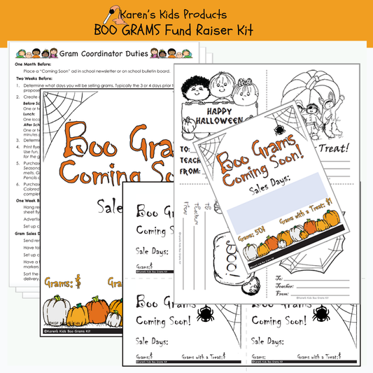 Boo Gram Fundraiser kit for schools and organizations