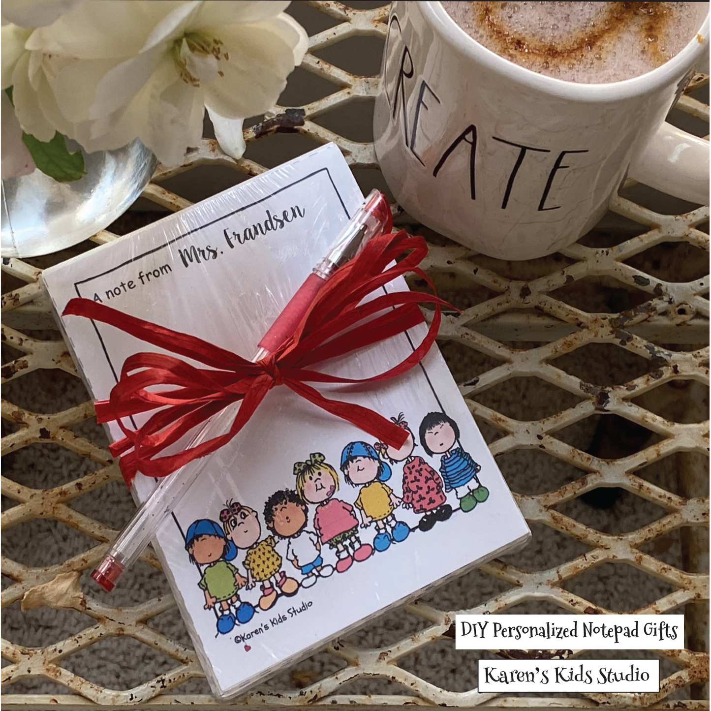 Notepads to Personalize( Little Guys Design) (Karen's Kids Editable Printables)