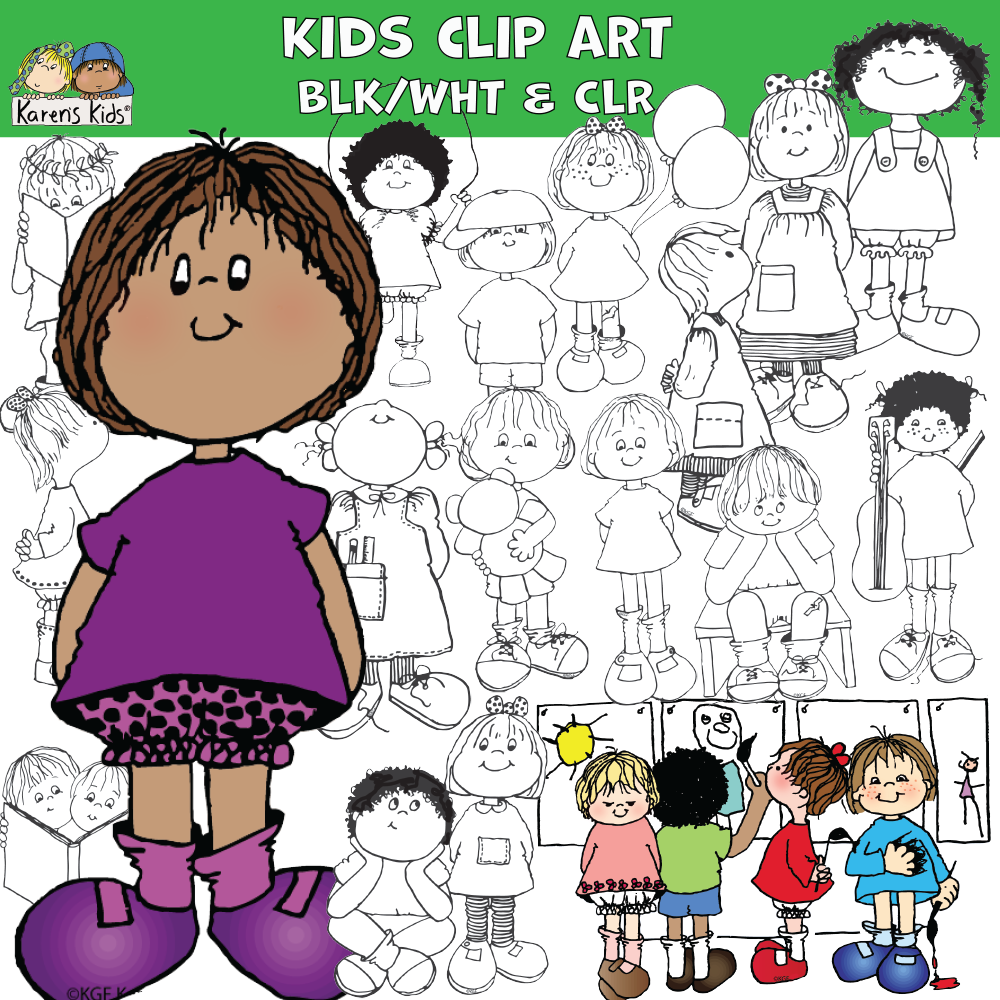 Clip Art _ Kids and Children (Karen's Kids Clipart)