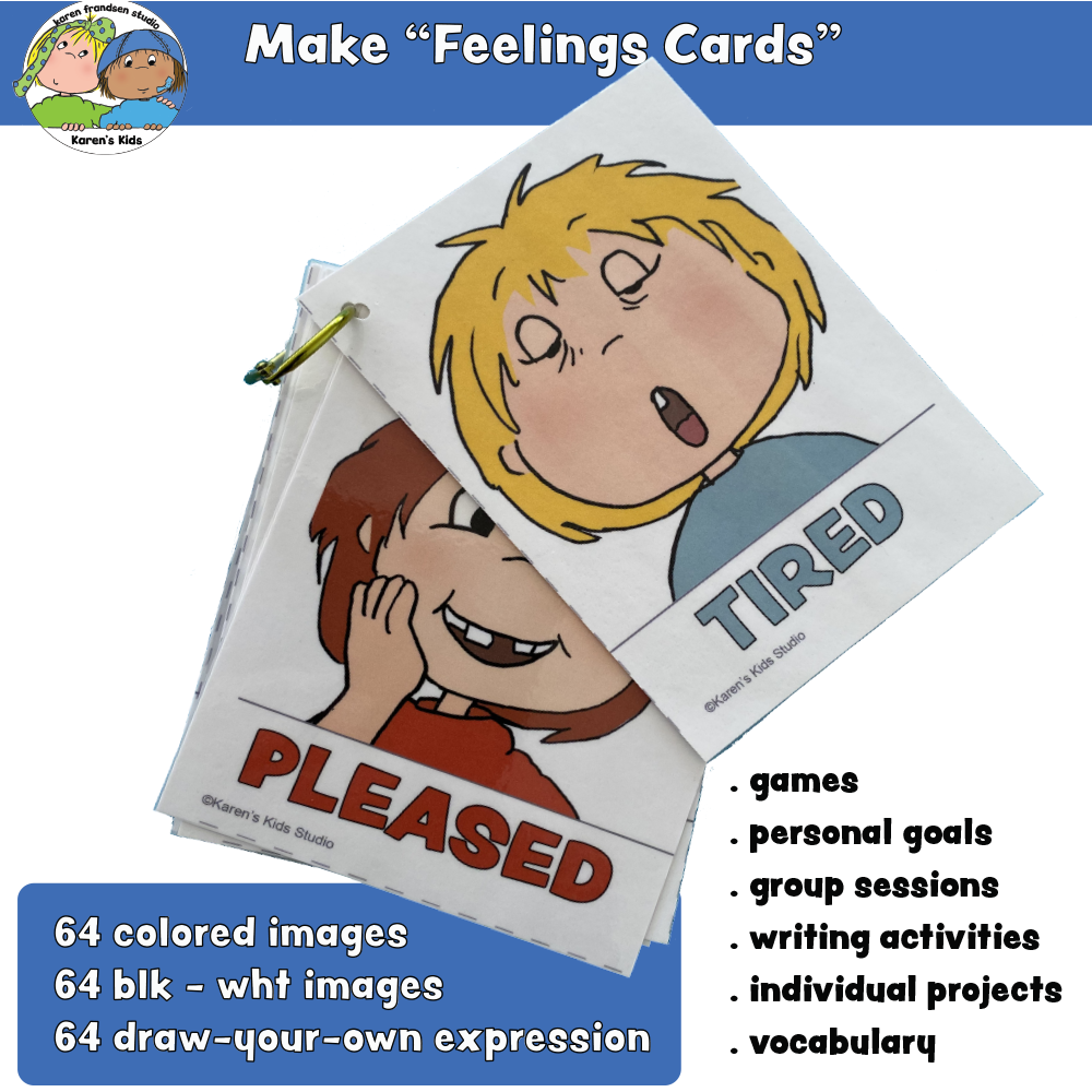 192 feelings clipart images, emotions clipart, full color faces with different emotions