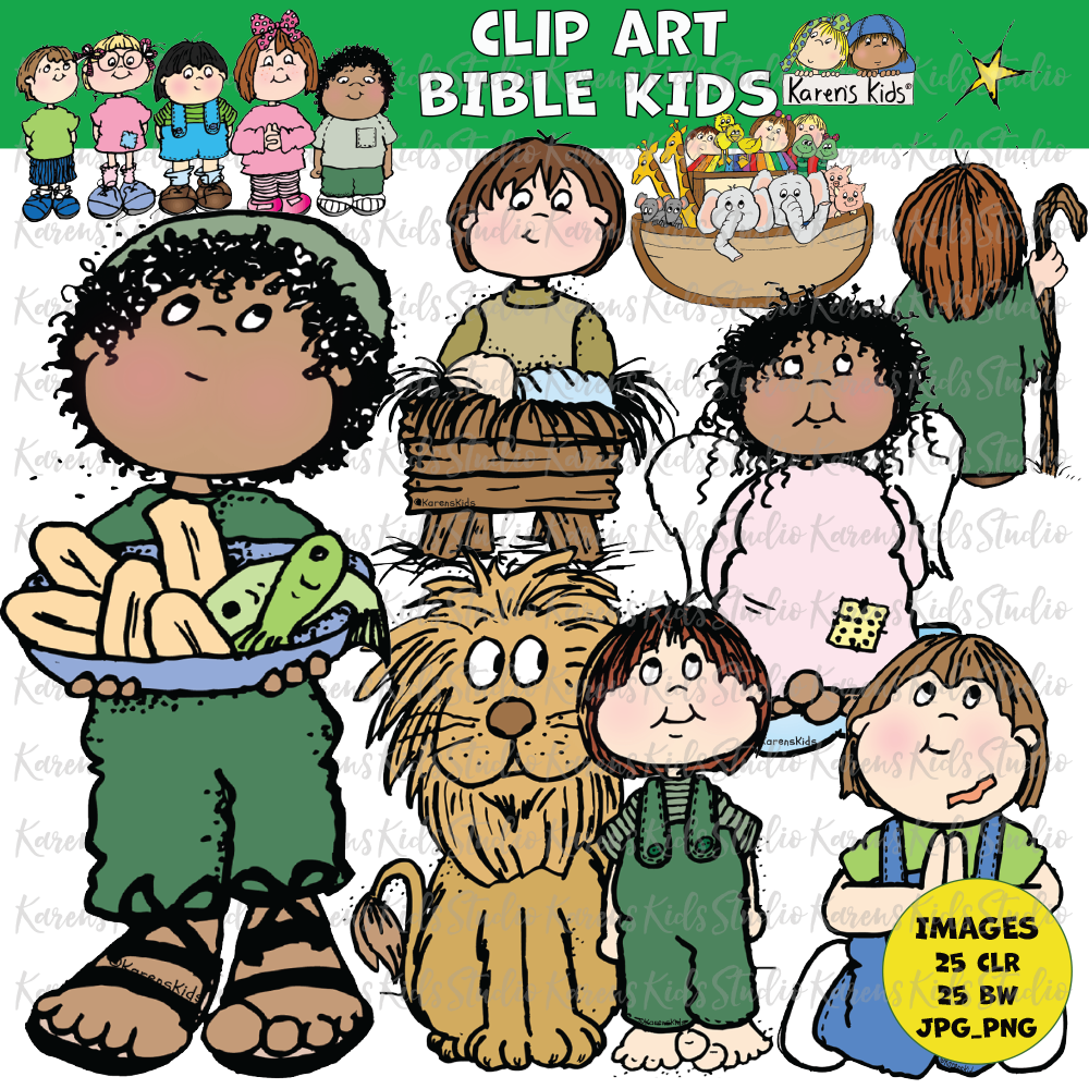 Clipart Bible Kids (Karen's Kids Clipart)