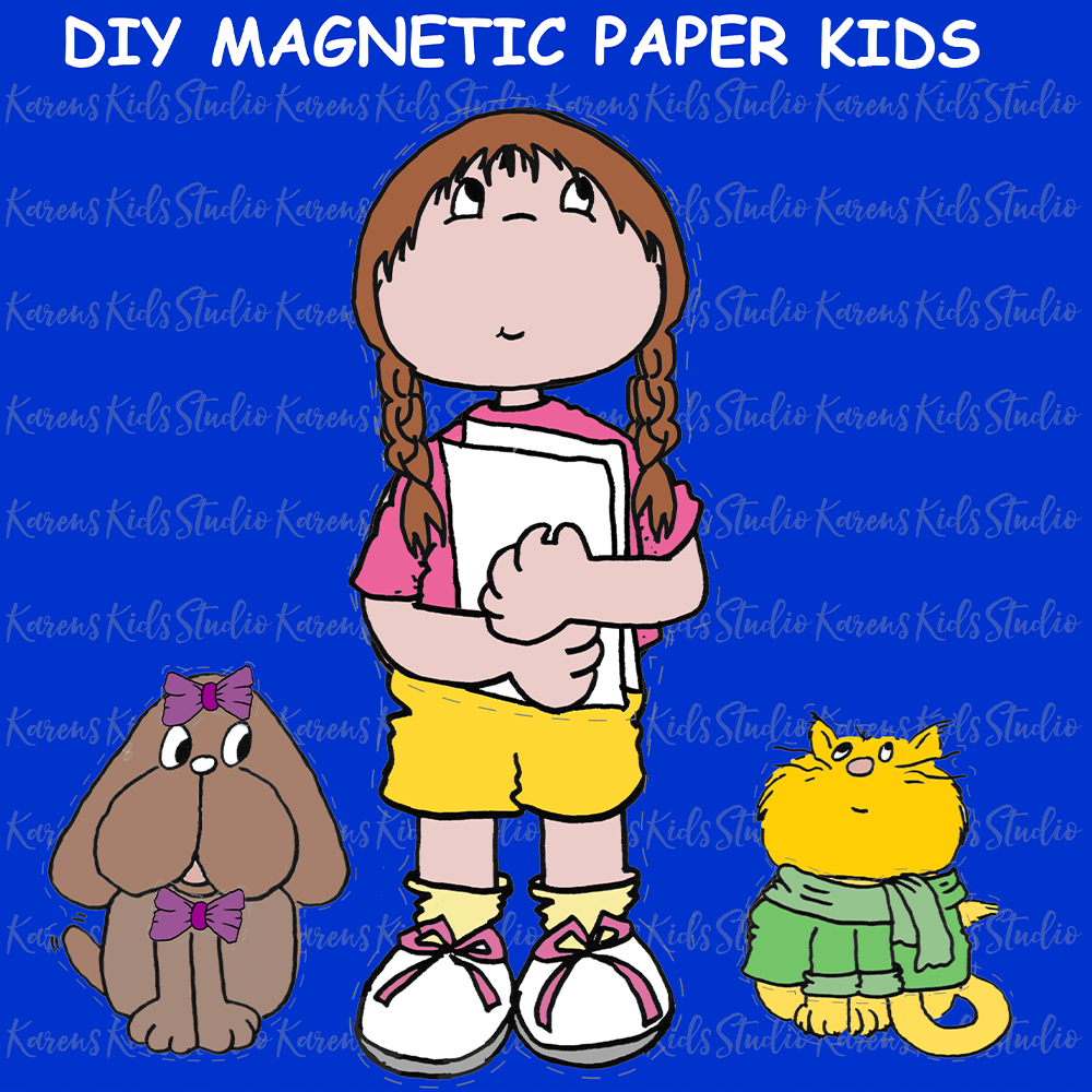 DIY Back to School Paper Doll Kids