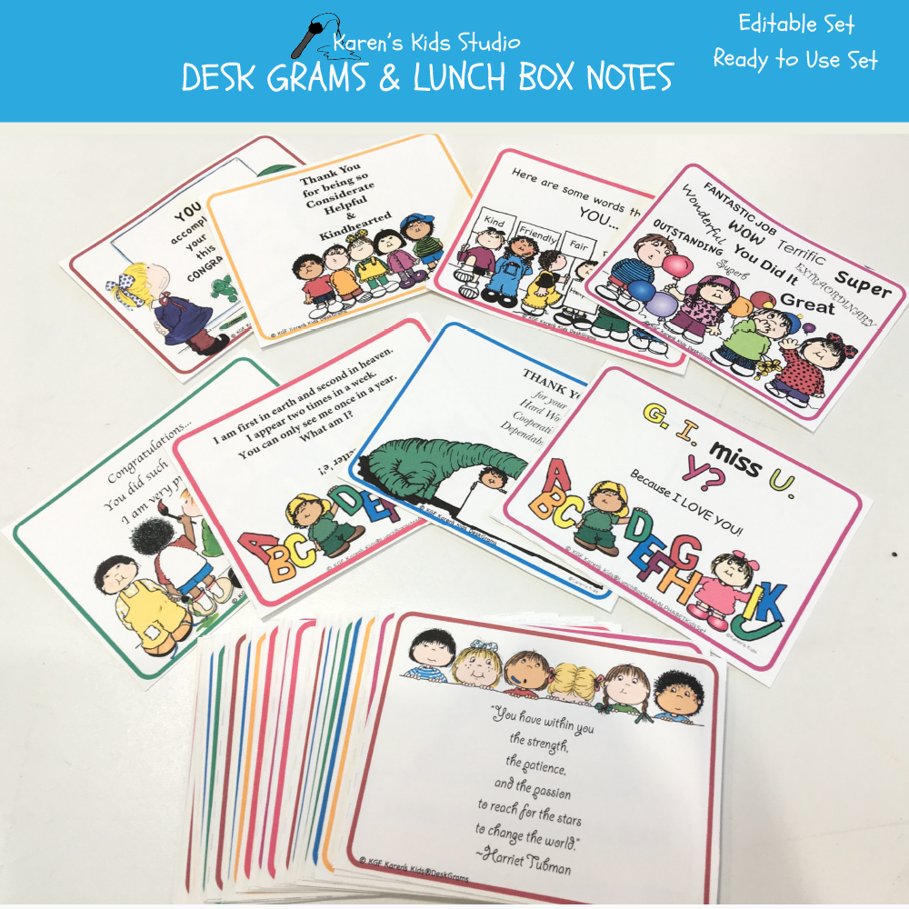 Desk grams for lunch bags, desks or pockets