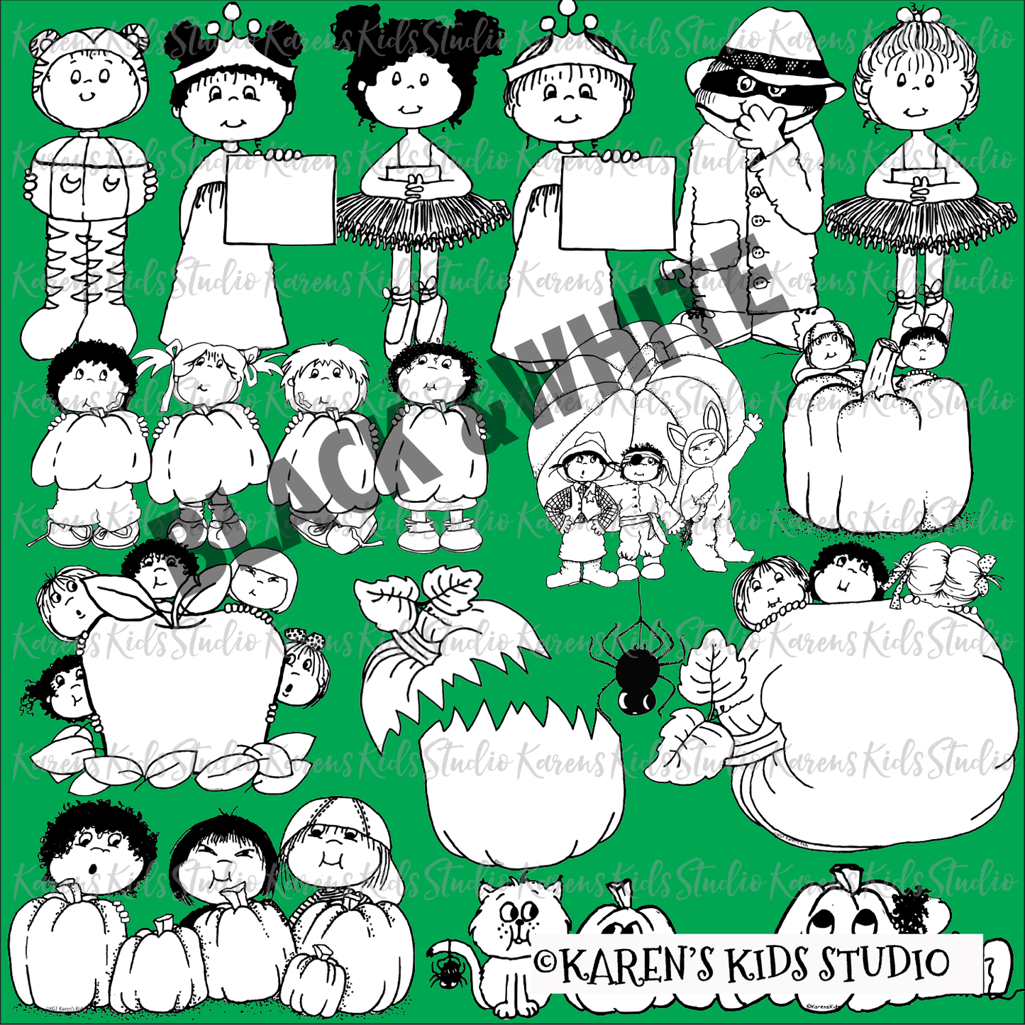 Clipart Halloween Kids Clipart (Karen's Kids Clipart)