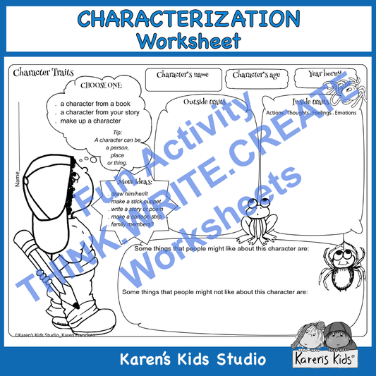 Characterization Worksheet