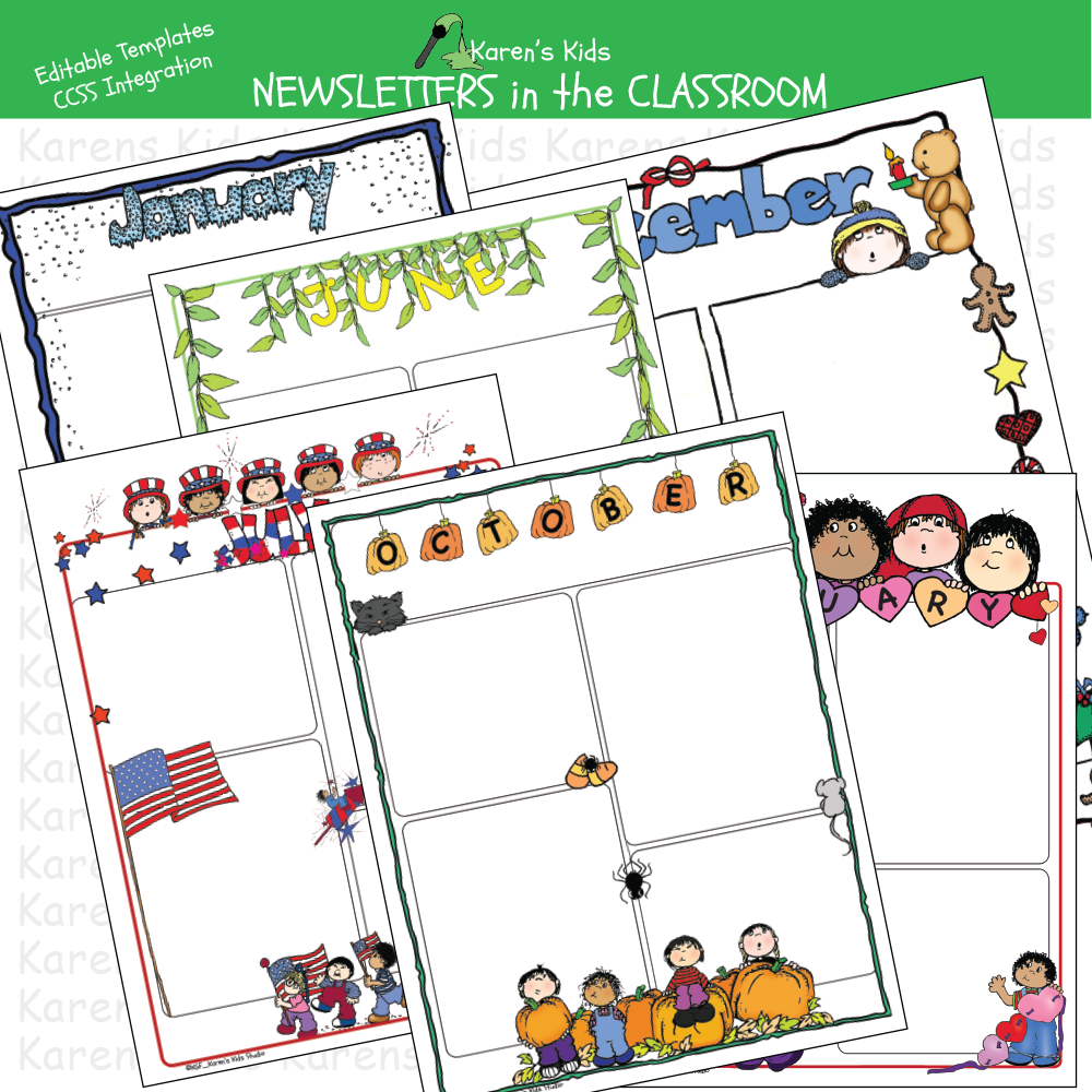 Newspapers in the classroom printables